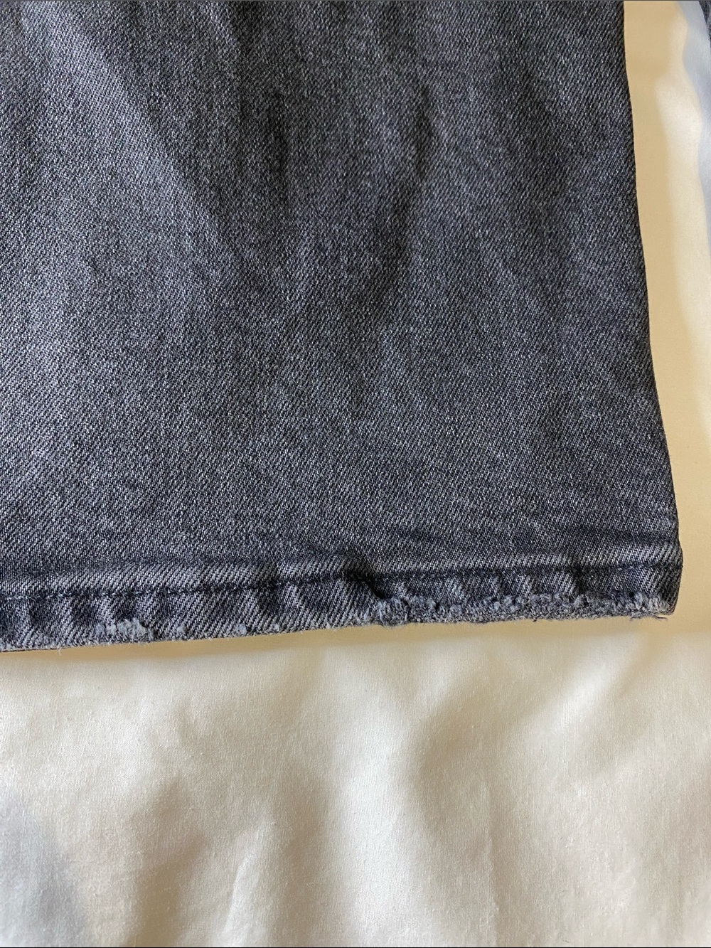 AGOLDE Pinch Waist High Rise Kick Flare Jeans Charcoal Black Minimalist 29 - Picture 16 of 16